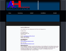 Tablet Screenshot of ah-stageservice.com